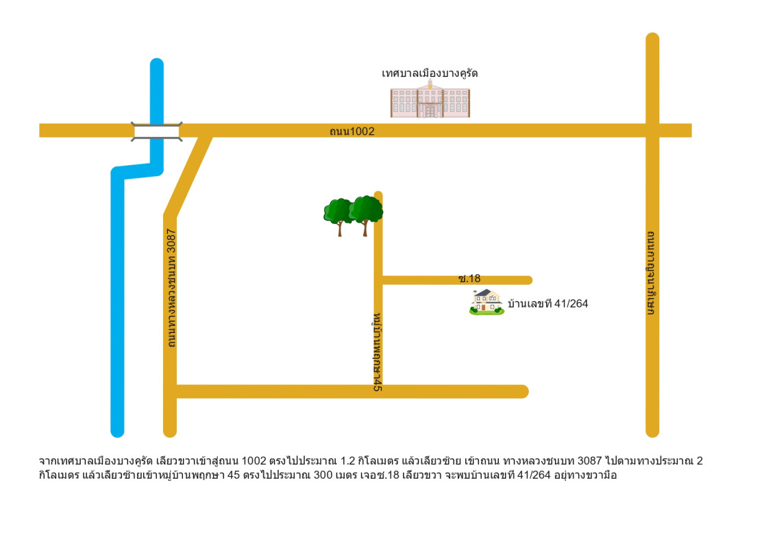 ทาวน์เฮ้าส์ นนทบุรี บางใหญ่ บางแม่นาง 1396000