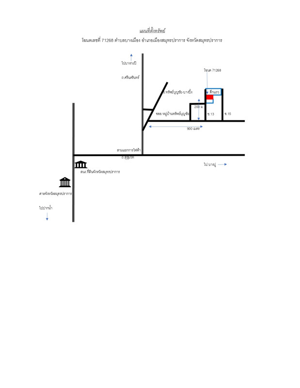 บ้านเดี่ยว สมุทรปราการ เมืองสมุทรปราการ บางเมือง 3411000