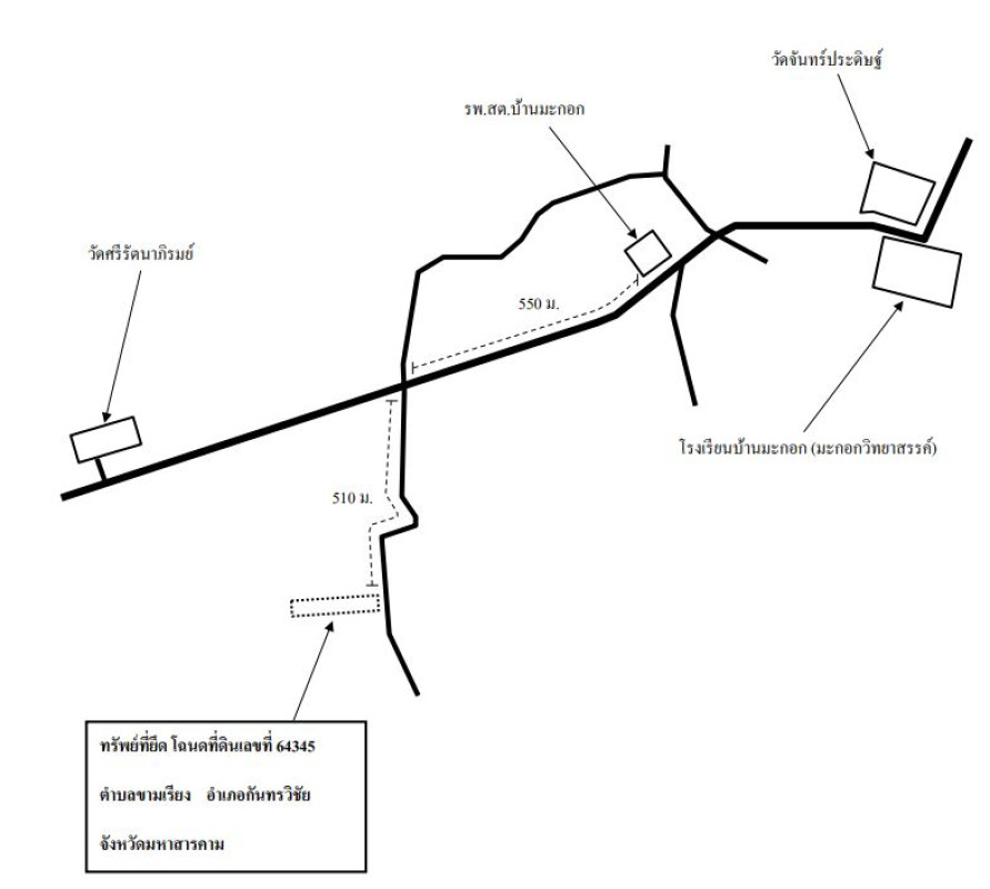 ที่ดินเปล่า มหาสารคาม กันทรวิชัย ขามเรียง 216000