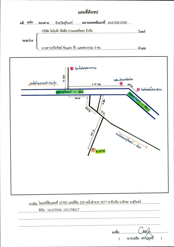 ที่ดินเปล่า สุรินทร์ สังขะ ทับทัน 348700