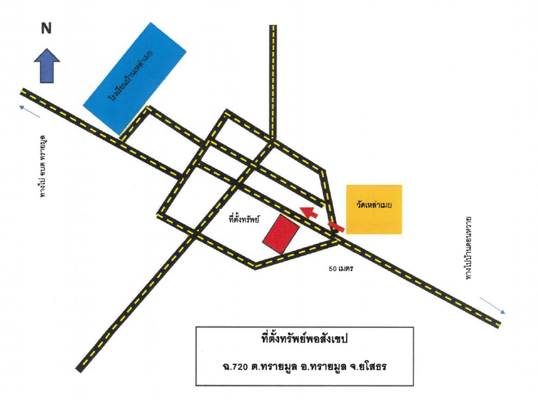บ้านเดี่ยว ยโสธร ทรายมูล ทรายมูล 331250