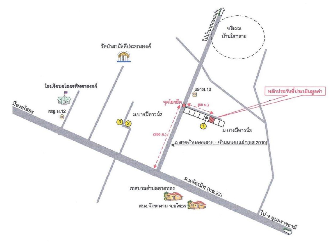 บ้านเดี่ยว ยโสธร เมืองยโสธร ตาดทอง 824492