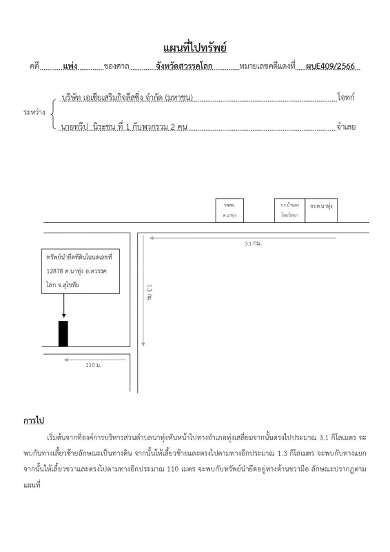 ที่ดินเปล่า สุโขทัย สวรรคโลก นาทุ่ง 539500