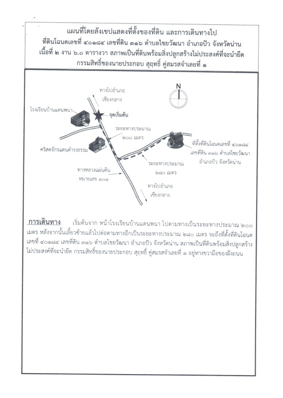 ที่ดินเปล่า น่าน ปัว ไชยวัฒนา 51500