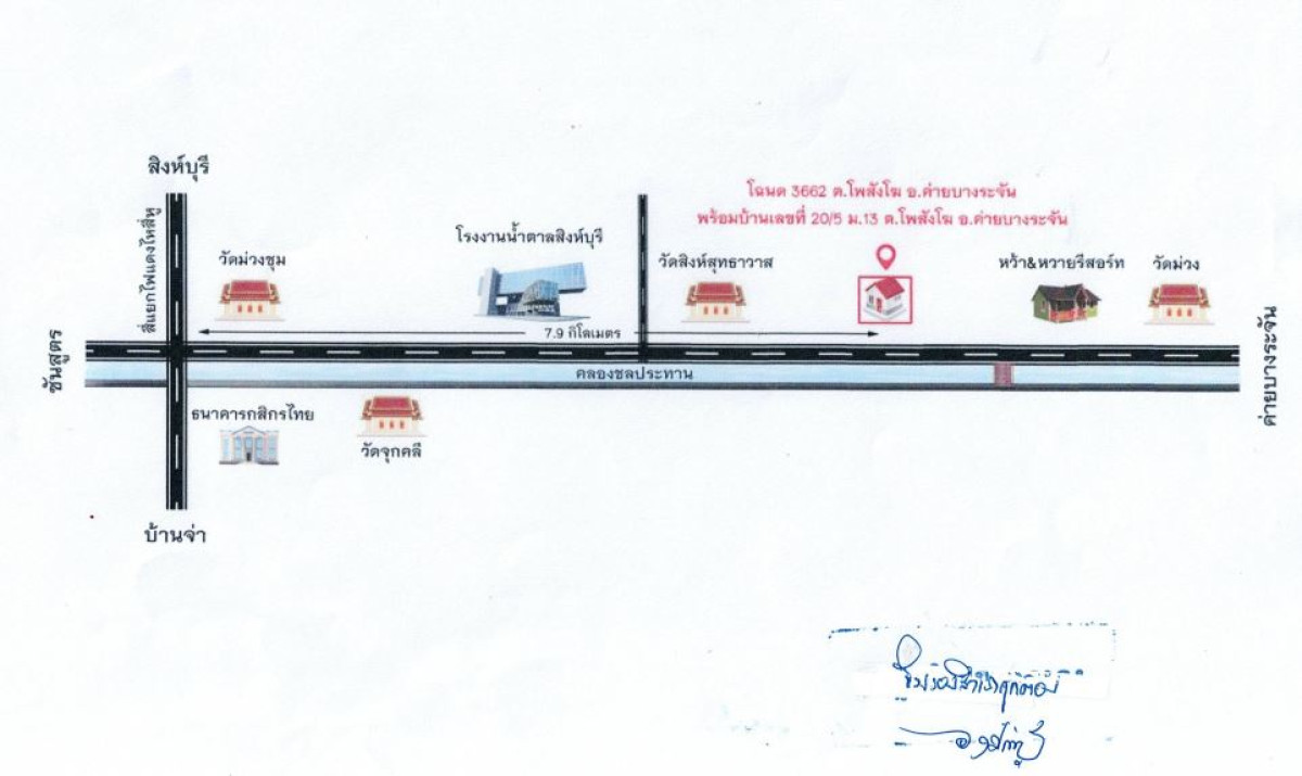 บ้านเดี่ยว สิงห์บุรี ค่ายบางระจัน โพสังโฆ 1168200