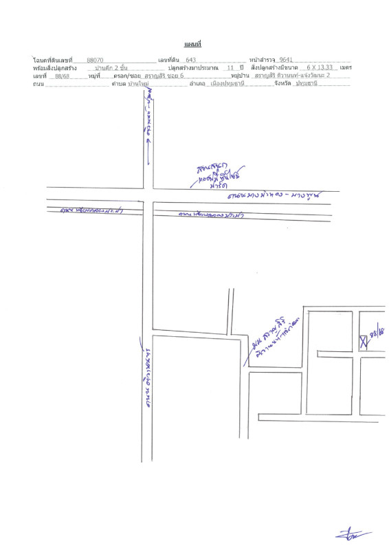 บ้านเดี่ยว ปทุมธานี เมืองปทุมธานี บ้านใหม่ 3628743