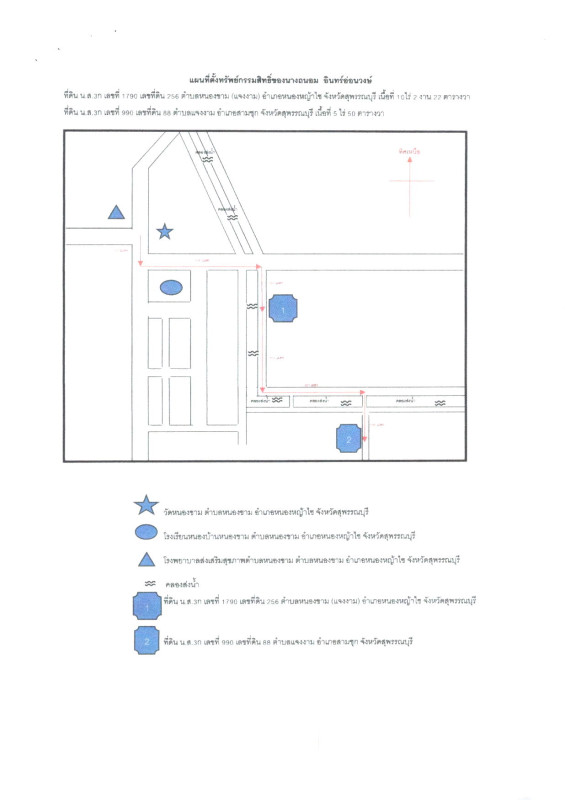 Residential land/lot Suphan Buri Nong Ya Sai Nong Kham 443310