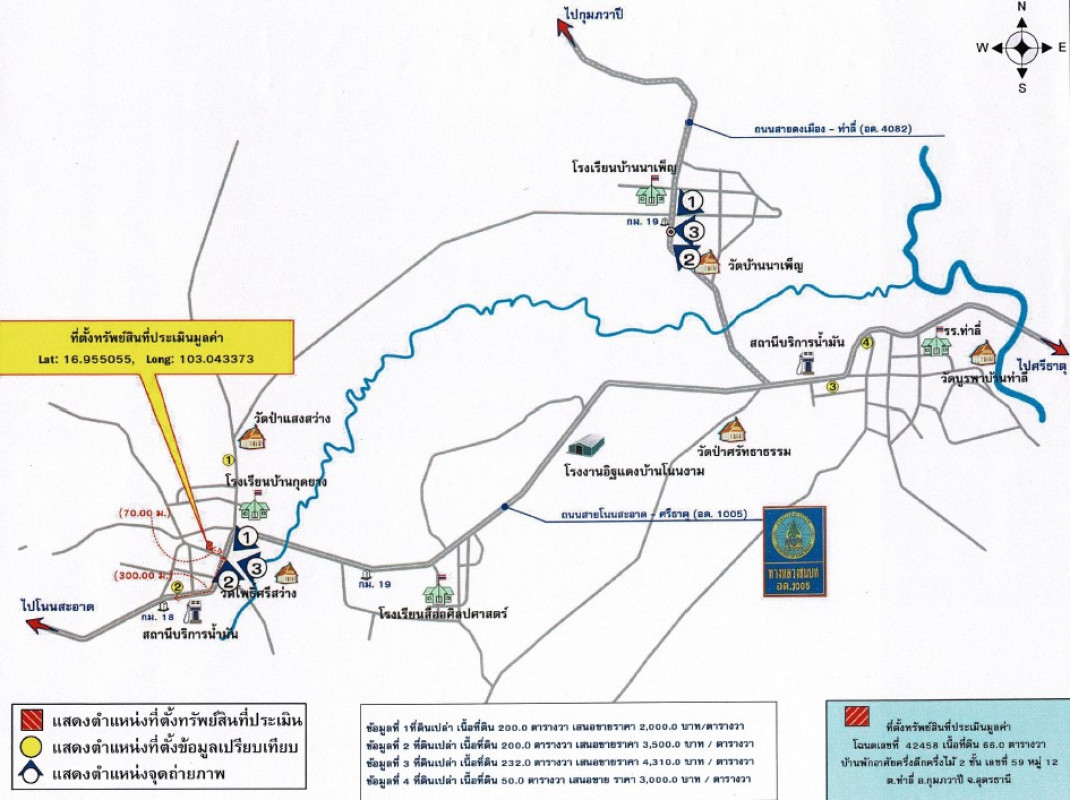 บ้านเดี่ยว อุดรธานี กุมภวาปี ท่าลี่ 640200