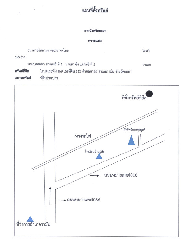 ที่ดินเปล่า ยะลา รามัน บาลอ 54860