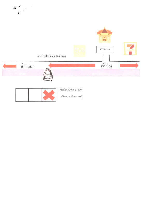 บ้านเดี่ยว ลพบุรี เมืองลพบุรี งิ้วราย 136000