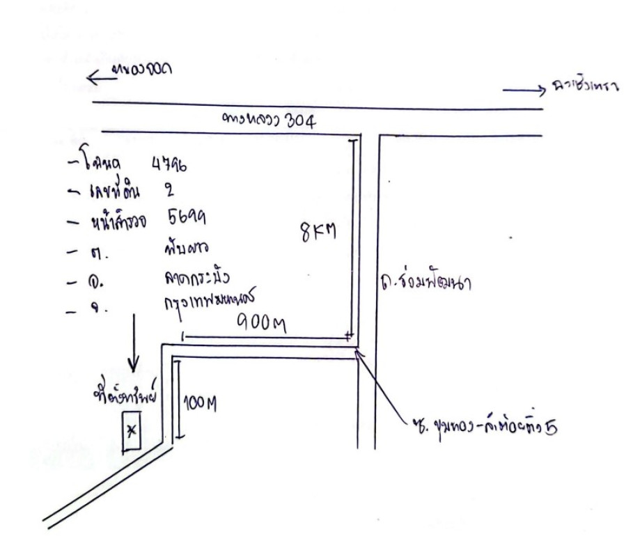 ที่ดินเปล่า กรุงเทพมหานคร ลาดกระบัง ขุมทอง 372500