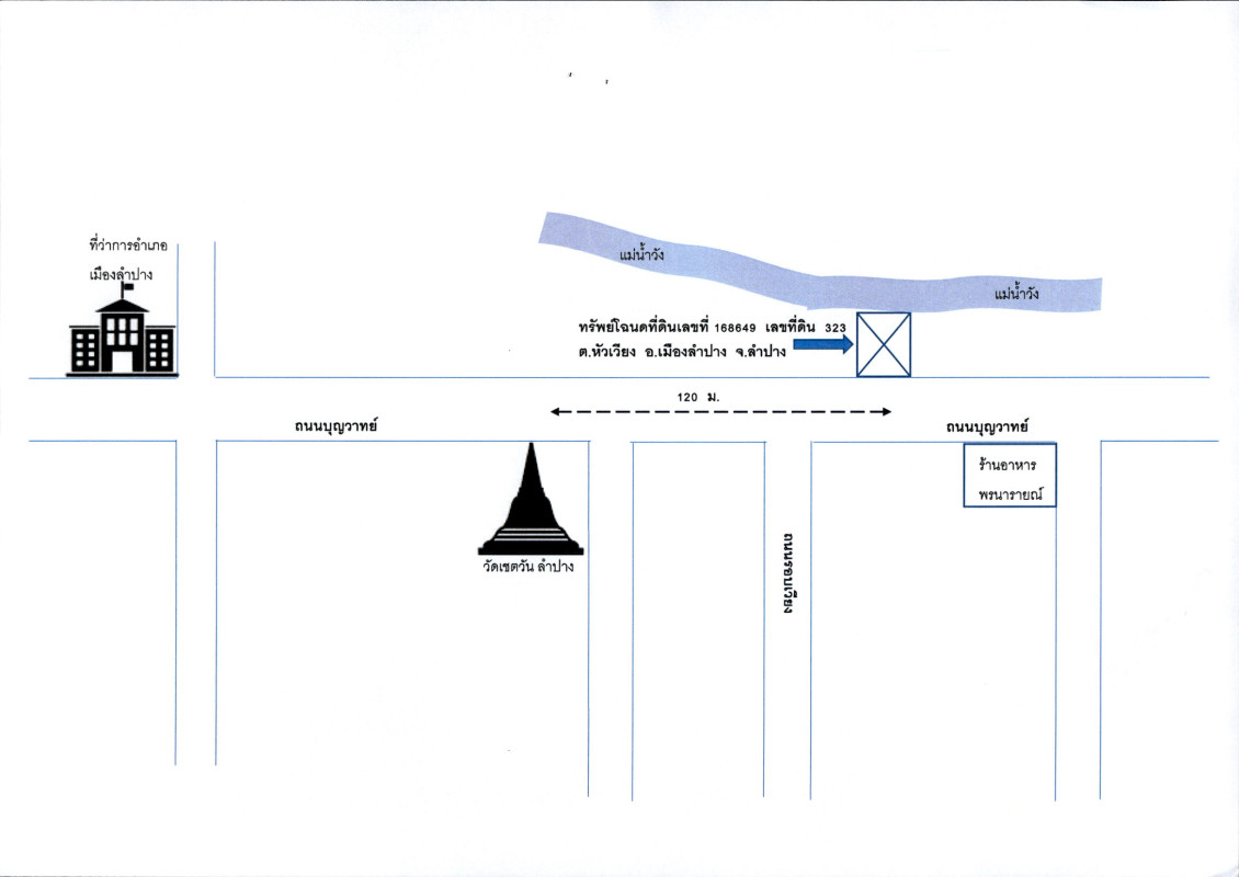 ทาวน์เฮ้าส์ ลำปาง เมืองลำปาง หัวเวียง 461100