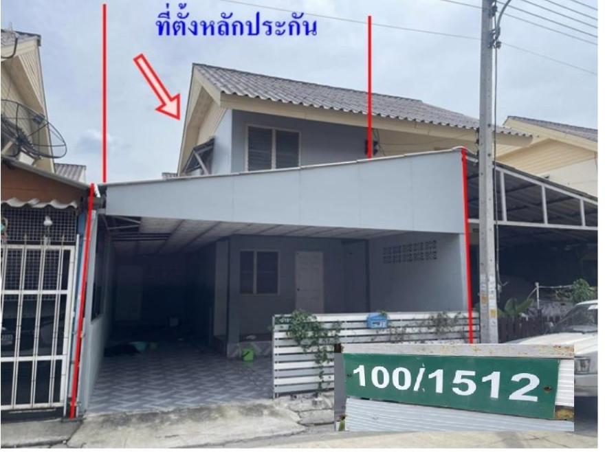 บ้านแฝด เอื้ออาทร(โรจนะ) พระนครศรีอยุธยา บางปะอิน บ้านสร้าง 1075000