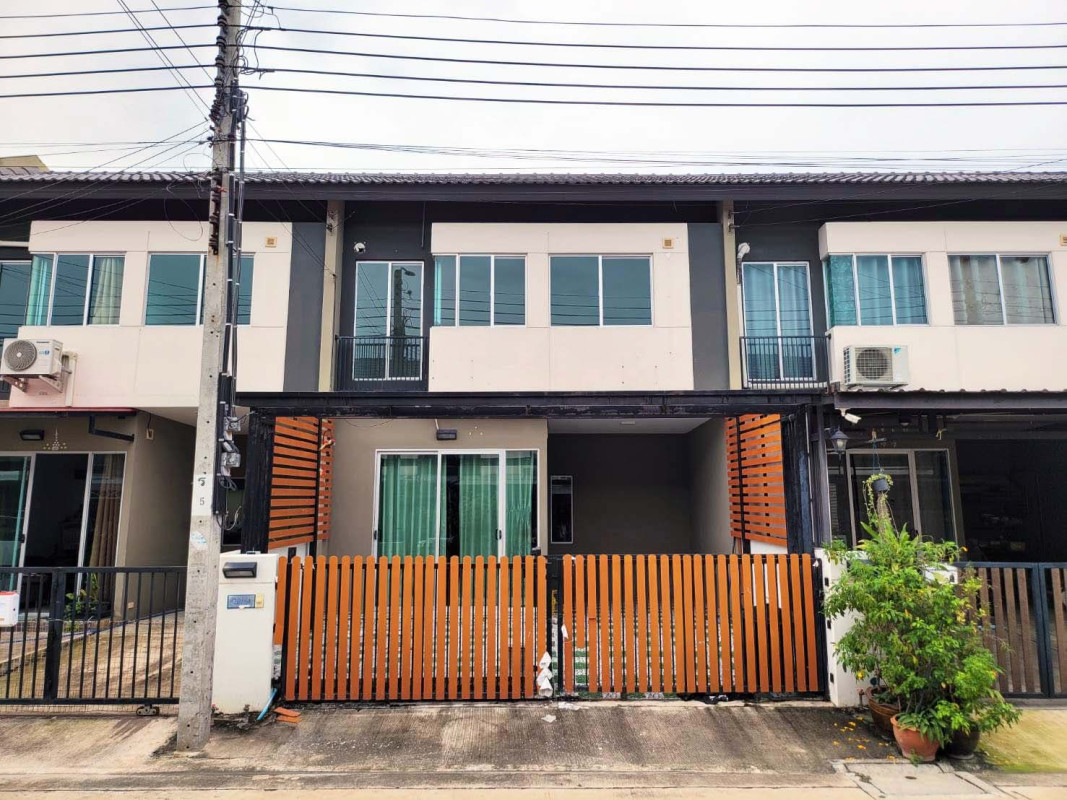 ทาวน์เฮ้าส์ พฤกษา 128 สุขสวัสดิ์-ประชาอุทิศ สมุทรปราการ พระสมุทรเจดีย์ ในคลองบางปลากด 1900000