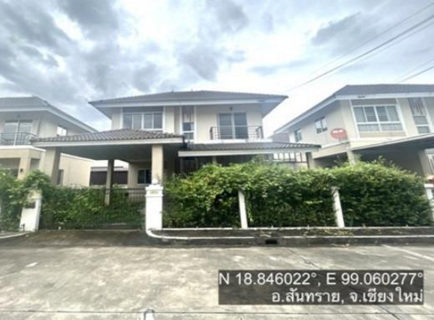 บ้านเดี่ยว บ้านกาญจน์กนกวิลล์11 เชียงใหม่ สันทราย สันนาเม็ง 2680000