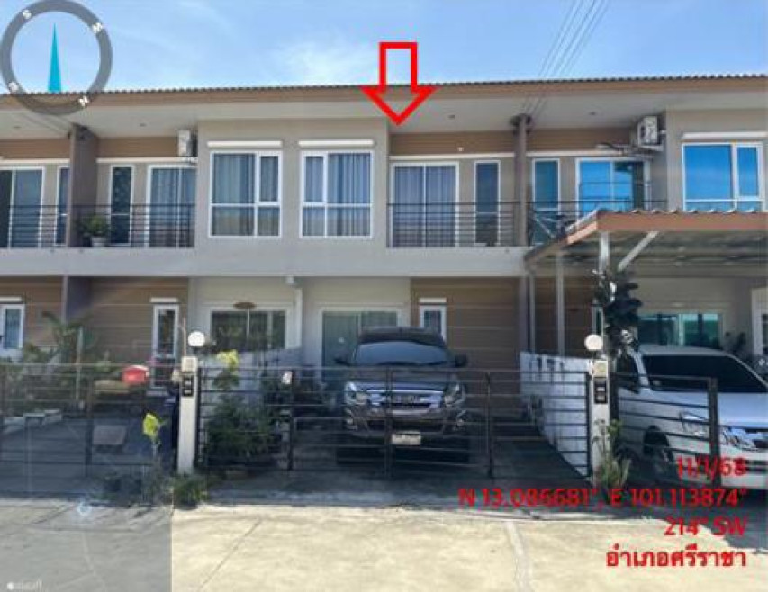 ทาวน์เฮ้าส์ เศรษฐสิริ331-ปากร่วม ชลบุรี ศรีราชา บ่อวิน 1850000