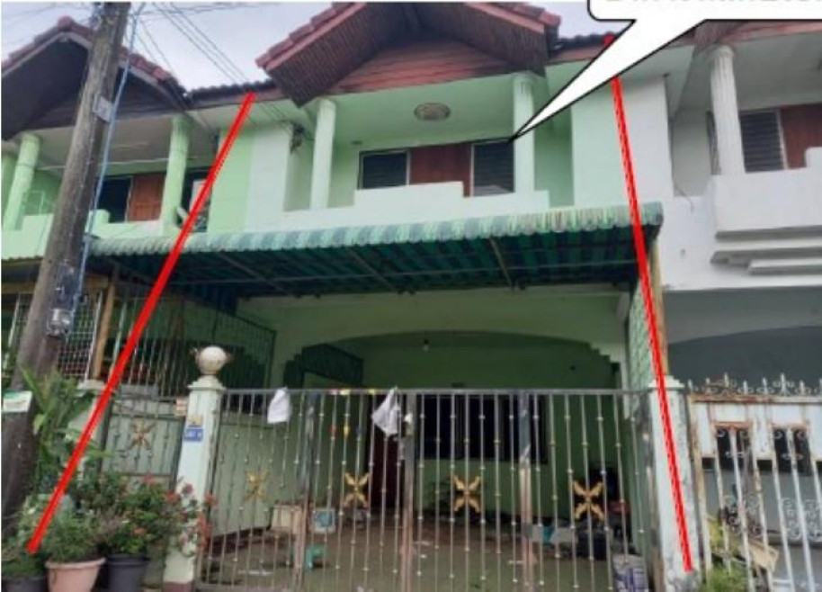 ทาวน์เฮ้าส์ ก้องตะวันวัน วิลล่า ปราจีนบุรี กบินทร์บุรี เมืองเก่า 1060000