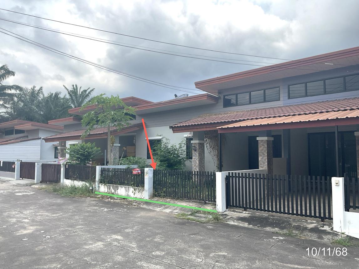 ทาวน์เฮ้าส์ บ้านสุขสบาย 2 ระยอง ปลวกแดง มาบยางพร 1500000