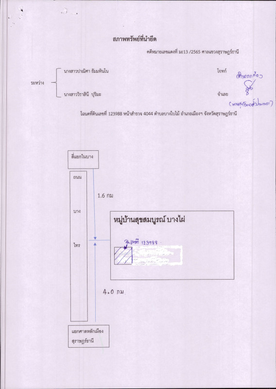 บ้านเดี่ยว สุราษฎร์ธานี เมืองสุราษฎร์ธานี บางใบไม้ 4174520
