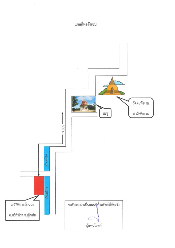 ที่ดินเปล่า สุโขทัย ศรีสำโรง บ้านนา 120375