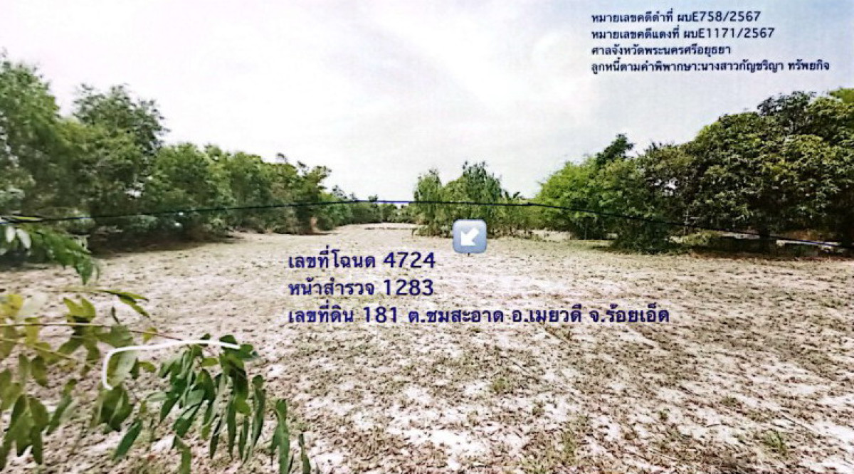 ที่ดินเปล่า ร้อยเอ็ด เมยวดี ชมสะอาด 611200