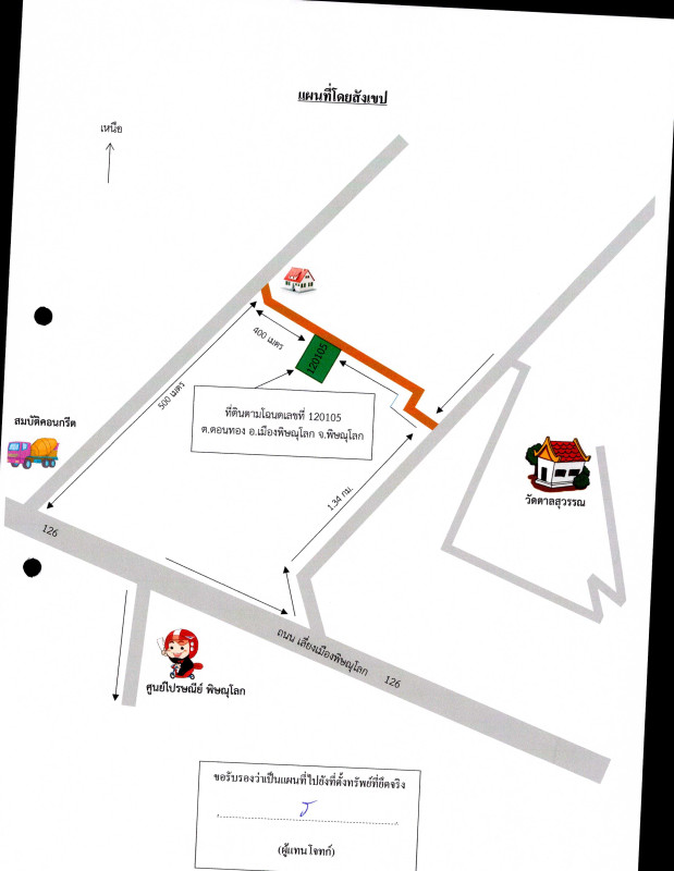 ที่ดินเปล่า พิษณุโลก เมืองพิษณุโลก ดอนทอง 255400