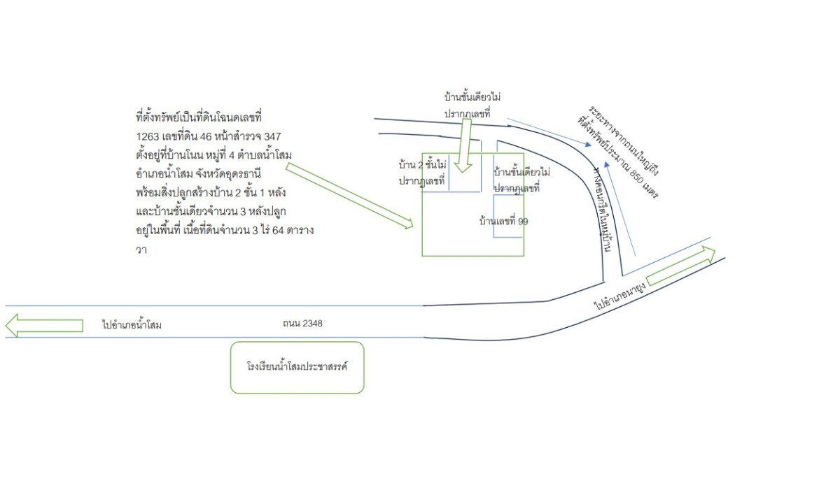 บ้านเดี่ยว อุดรธานี น้ำโสม น้ำโสม 2043988