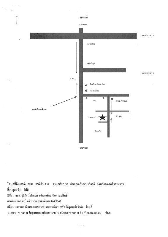 ที่ดินเปล่า นครศรีธรรมราช เชียรใหญ่ เชียรใหญ่ 3224300
