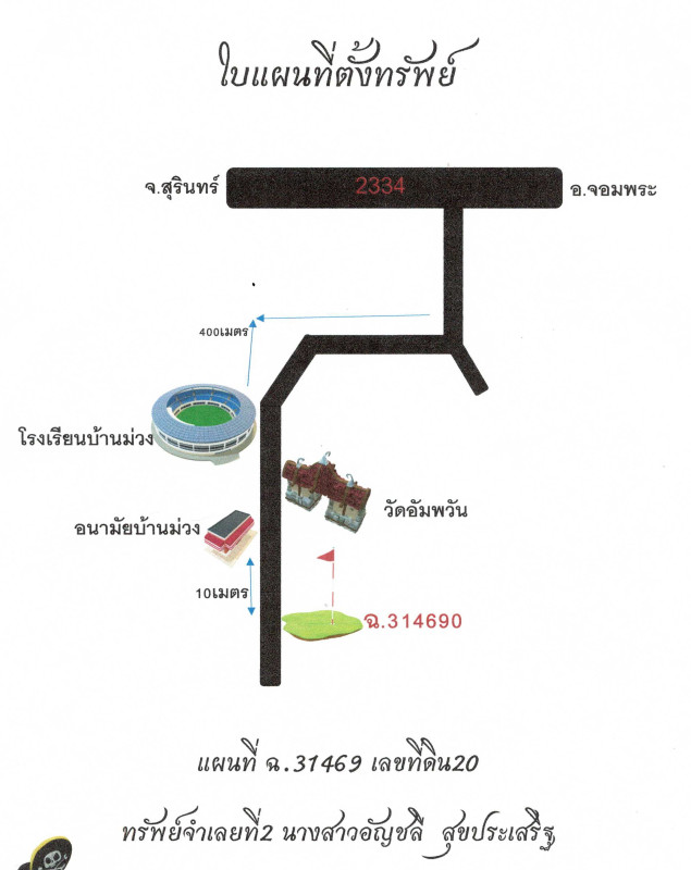 บ้านเดี่ยว สุรินทร์ จอมพระ บ้านผือ 832050