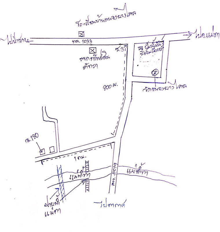 บ้านเดี่ยว ลำพูน แม่ทา ทาทุ่งหลวง 929820