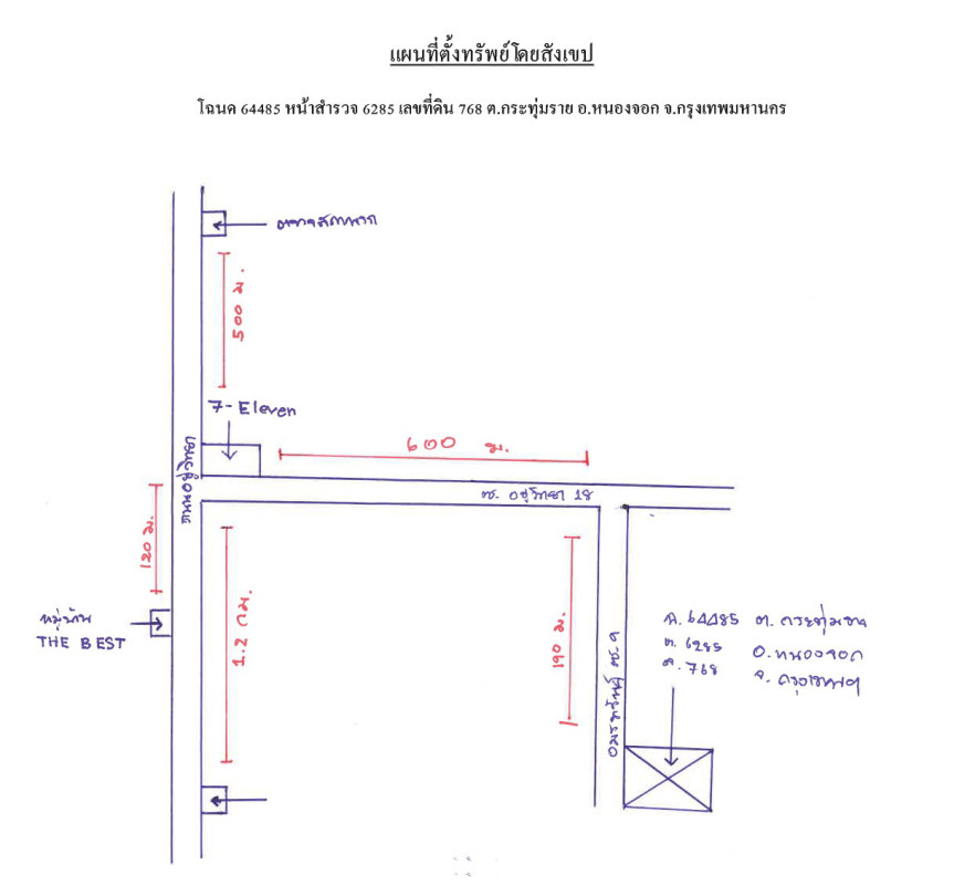 ทาวน์เฮ้าส์ กรุงเทพมหานคร หนองจอก กระทุ่มราย 596620