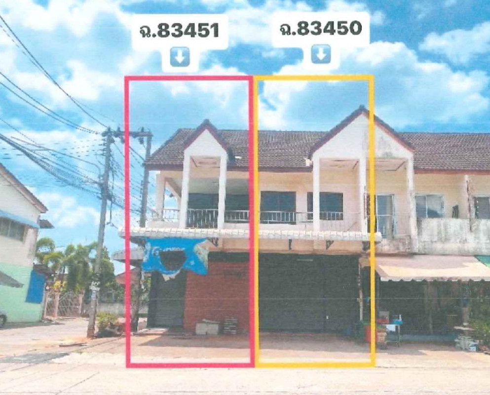 ทาวน์เฮ้าส์ สุราษฎร์ธานี เมืองสุราษฎร์ธานี บางใบไม้ 3607500