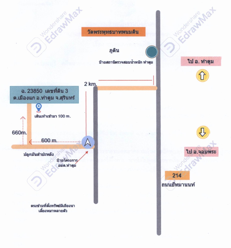 ที่ดินเปล่า สุรินทร์ ท่าตูม ท่าตูม 964200