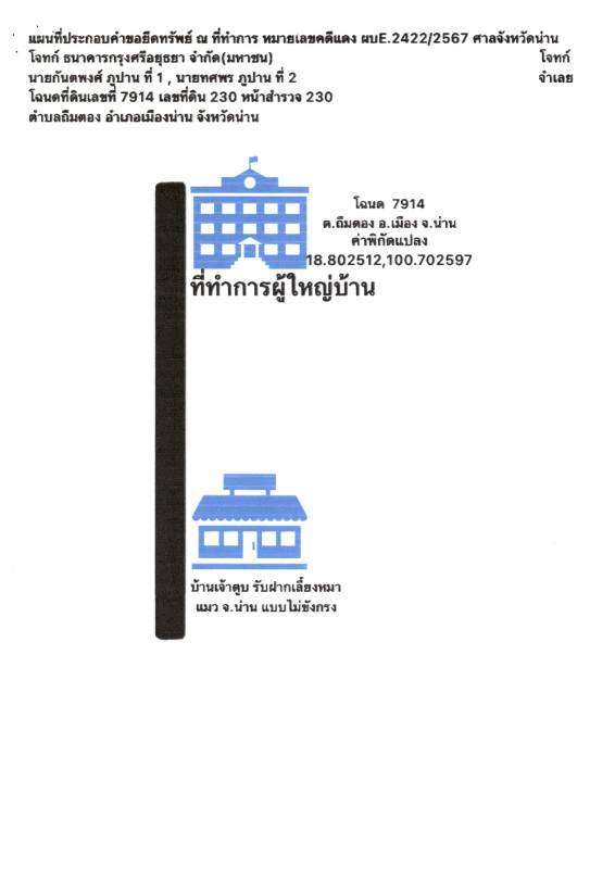 บ้านเดี่ยว น่าน เมืองน่าน ถืมตอง 161140