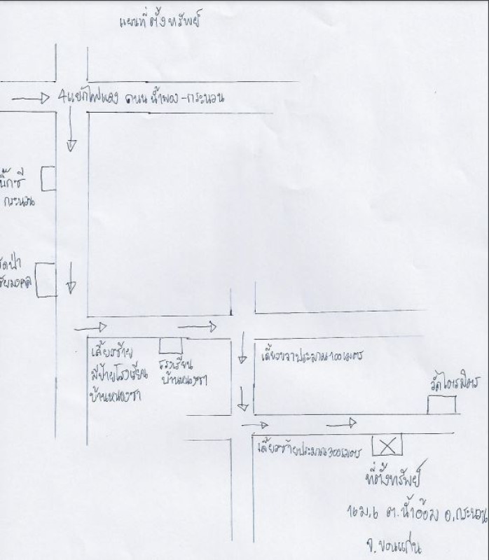 ทาวน์เฮ้าส์ ขอนแก่น กระนวน น้ำอ้อม 528000