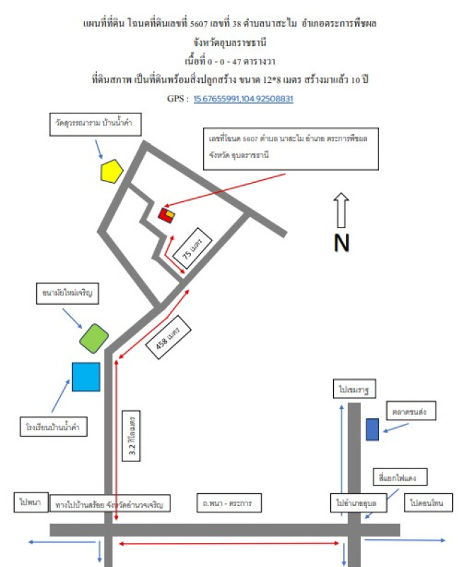 ทาวน์เฮ้าส์ อุบลราชธานี ตระการพืชผล นาสะไม 703745