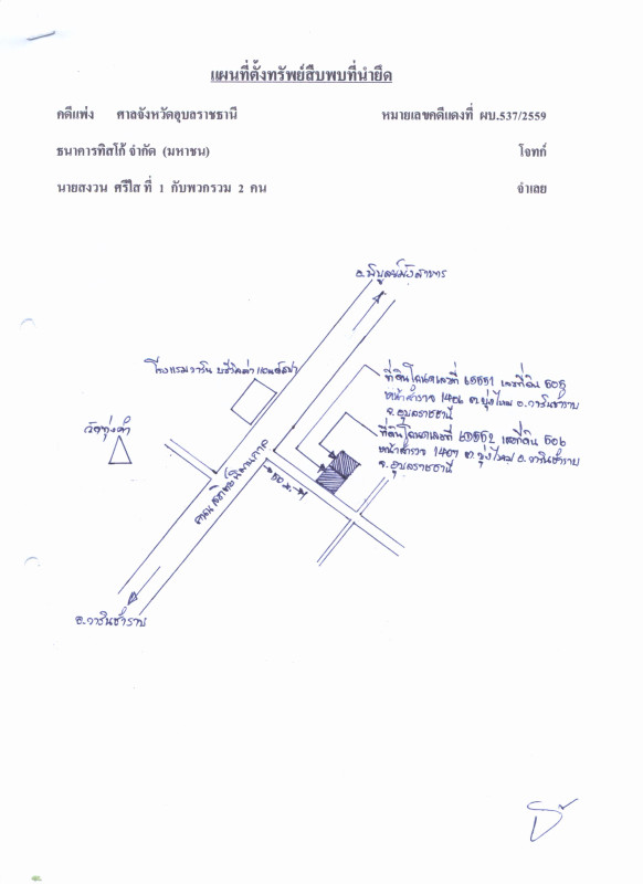 ที่ดินเปล่า อุบลราชธานี วารินชำราบ บุ่งไหม 207441