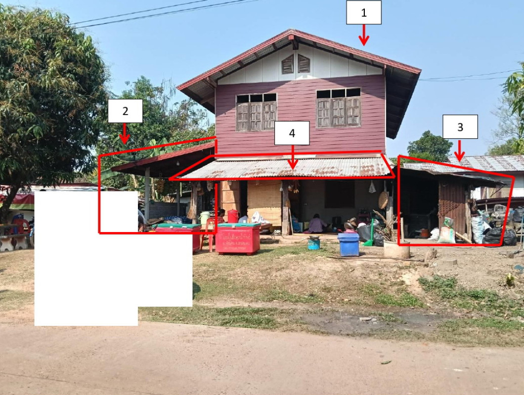 บ้านเดี่ยว สกลนคร อากาศอำนวย โพนงาม 383624