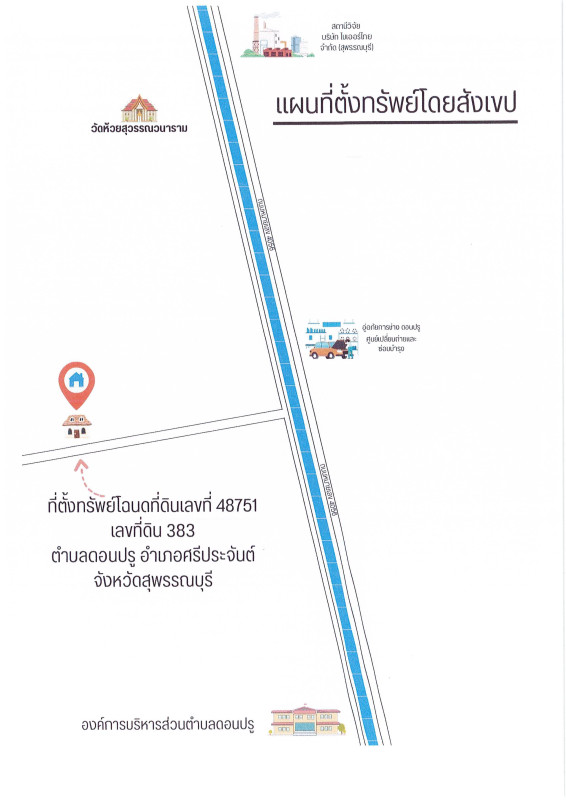 บ้านเดี่ยว สุพรรณบุรี ศรีประจันต์ ดอนปรู 533640