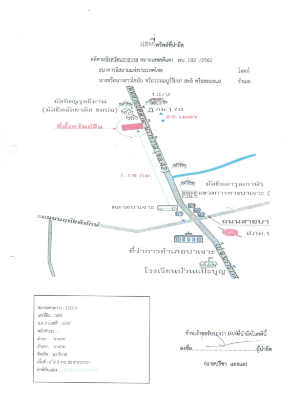 บ้านเดี่ยว นราธิวาส บาเจาะ บาเจาะ 3401280
