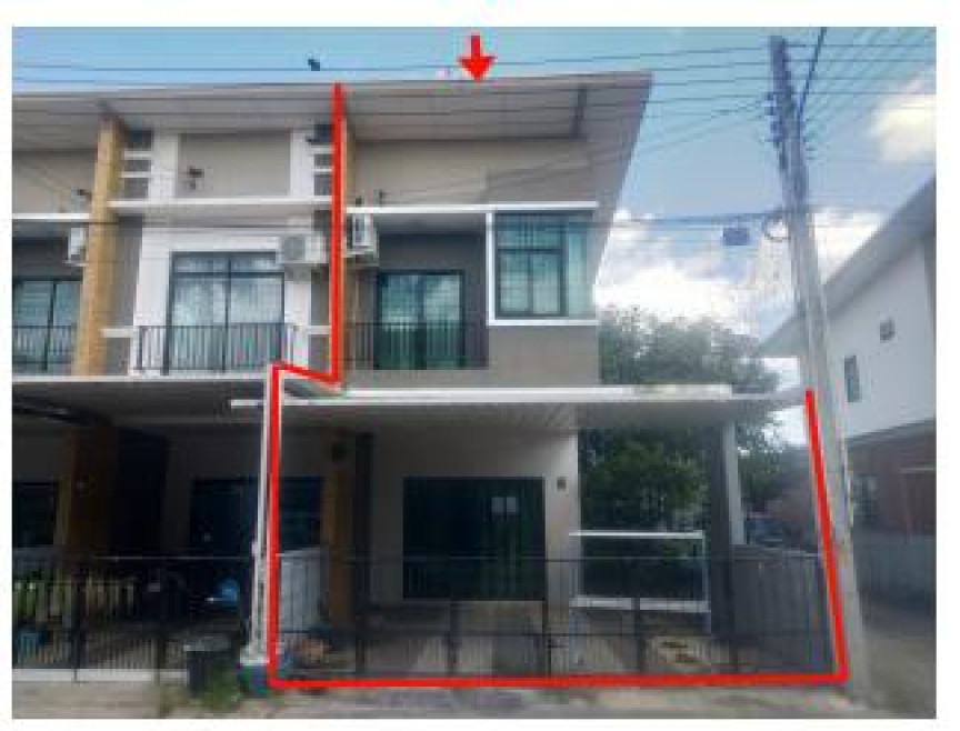 ทาวน์เฮ้าส์ แสนรัก 6 ชลบุรี พานทอง หนองกะขะ 1900000