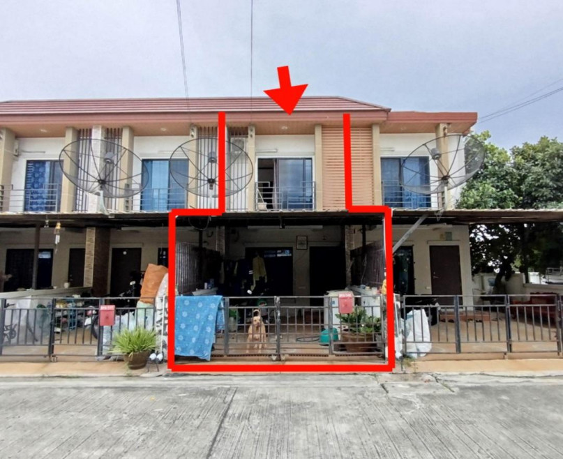 ทาวน์เฮ้าส์ นครในฝัน เฟส 2 ชลบุรี ศรีราชา ทุ่งสุขลา 1850000