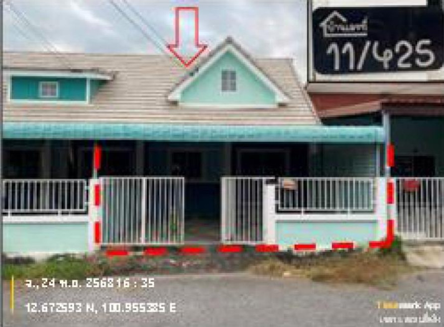 ทาวน์เฮ้าส์ ชลบุรี สัตหีบ พลูตาหลวง 1550000